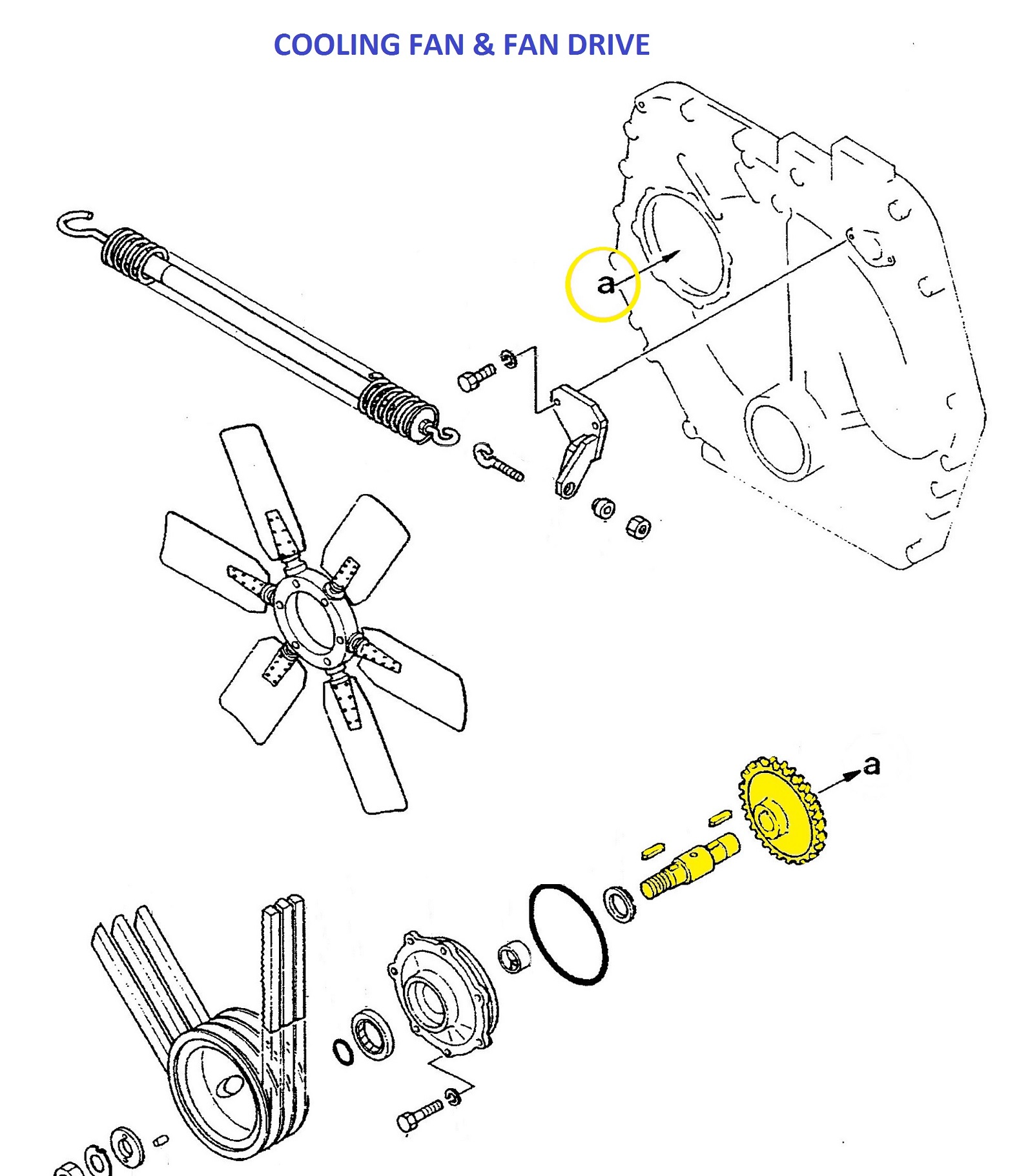 Komatsu Dozer Shaft Assembly 6127-61-3051 aftermarket Komatsu replacement part