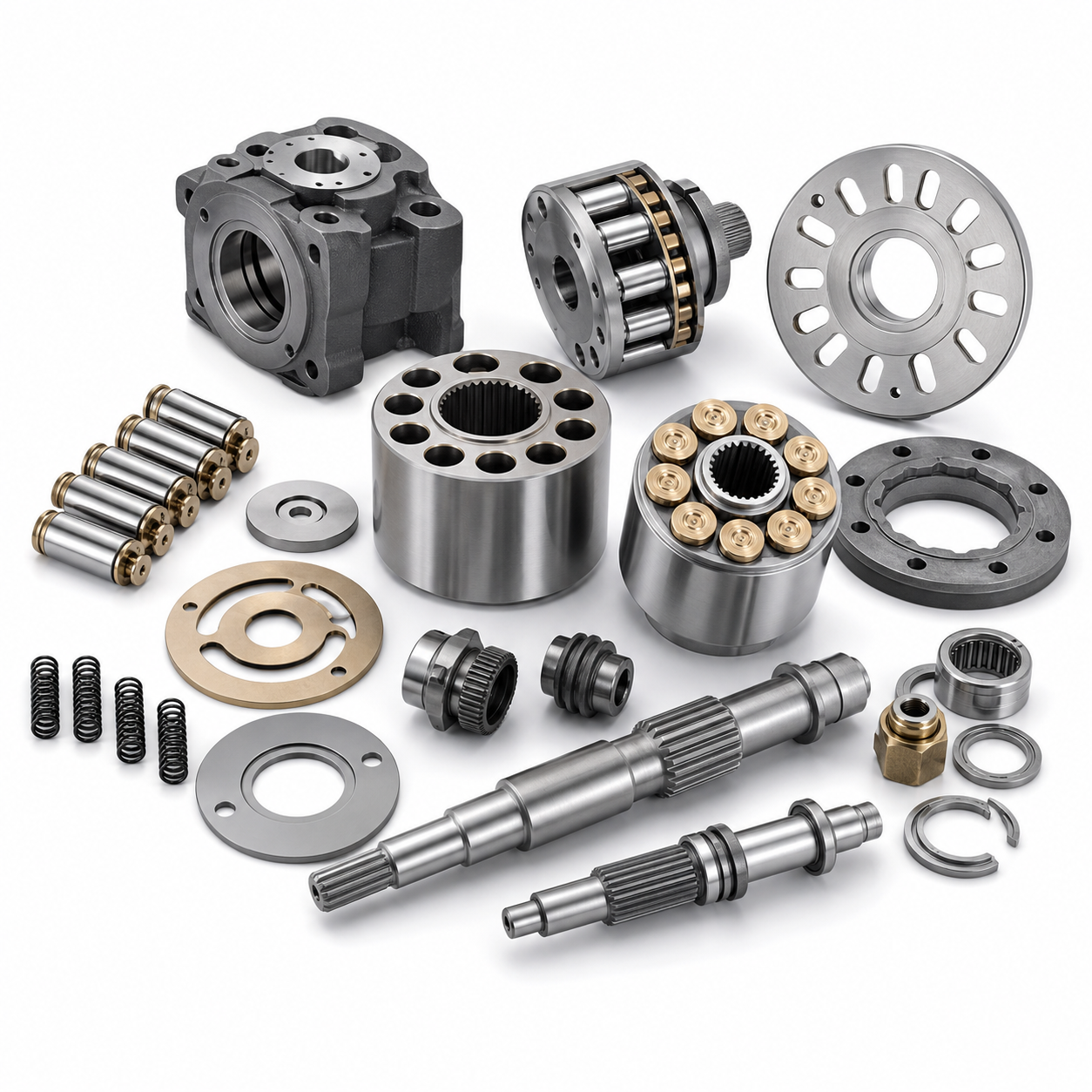 Caterpillar Main Pump Barrel 9T-8448 | KOM | 19PARTS